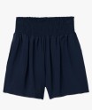 Short maternité avec large ceinture smockée